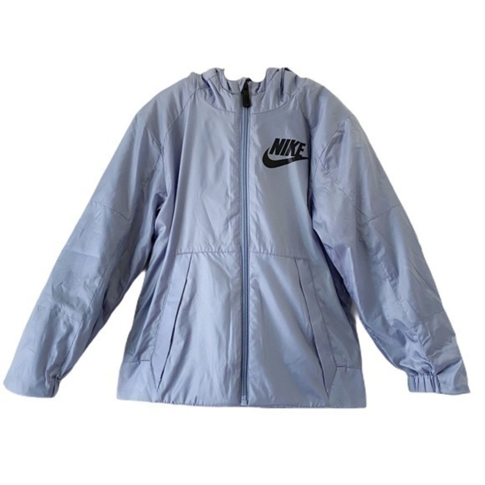 NWT NIKE NSW Winter Puffer Glacier Grey Frost Hooded Jacket